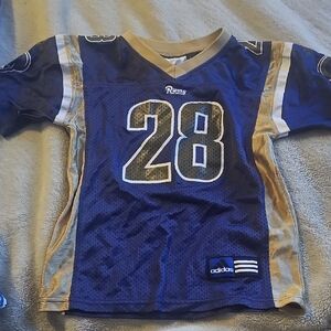 Adidas Kids Navy and Gold Jersey
